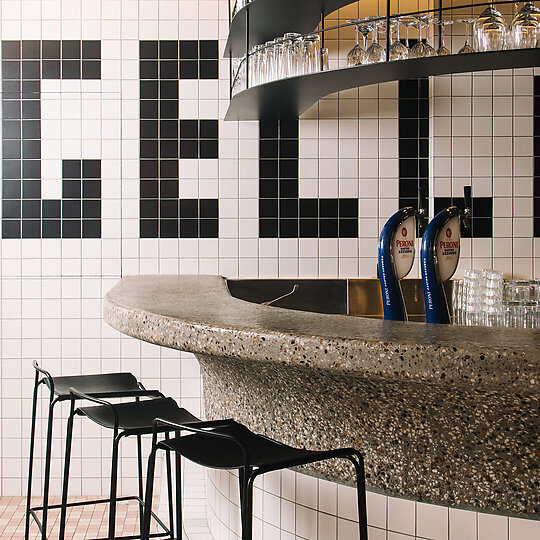 Interior photograph of GellaFrenda by Jiwon Kim