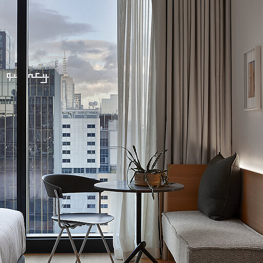 Interior photograph of Hyatt Centric by Shannon Mcgrath 