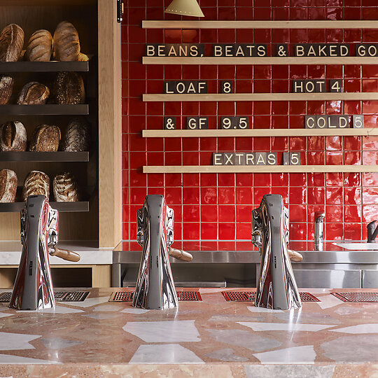 Interior photograph of Breadwinner by Anson Smart