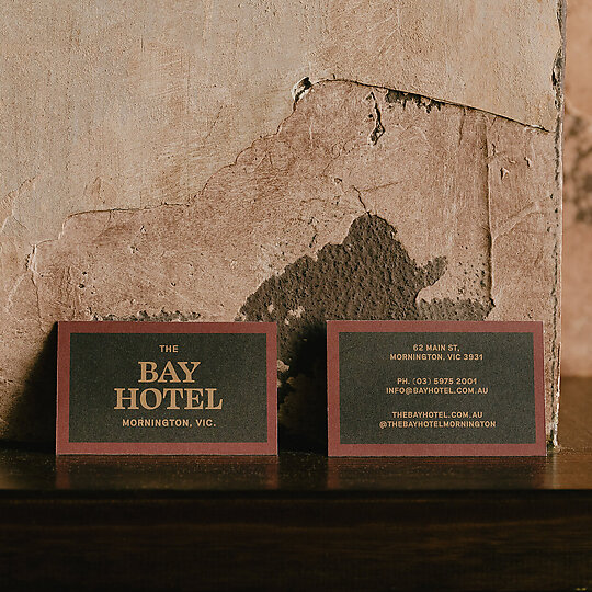 Interior photograph of The Bay Hotel by Gavin Green