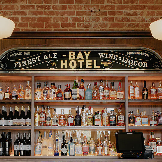 Interior photograph of The Bay Hotel by Gavin Green