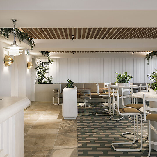 Interior photograph of Leyla by Tom Ferguson