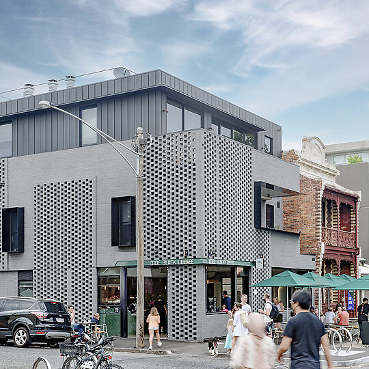 Interior photograph of Code Black South Melbourne by Georgia Haynes