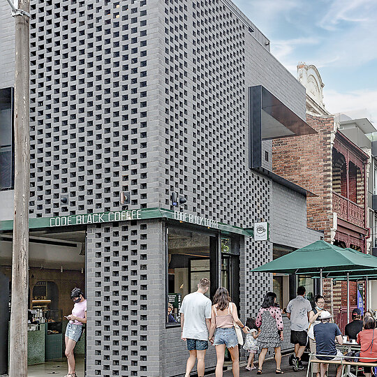 Interior photograph of Code Black South Melbourne by Georgia Haynes