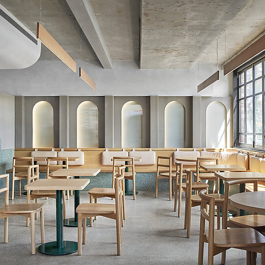 Interior photograph of Code Black South Melbourne by Peter Clarke