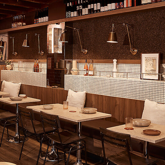 Interior photograph of Banco by Damian Bennett