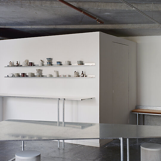 Interior photograph of No Vacancy Gallery & Cafe by Rory Gardiner