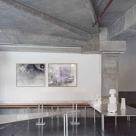 Interior photograph of No Vacancy Gallery & Cafe by Rory Gardiner