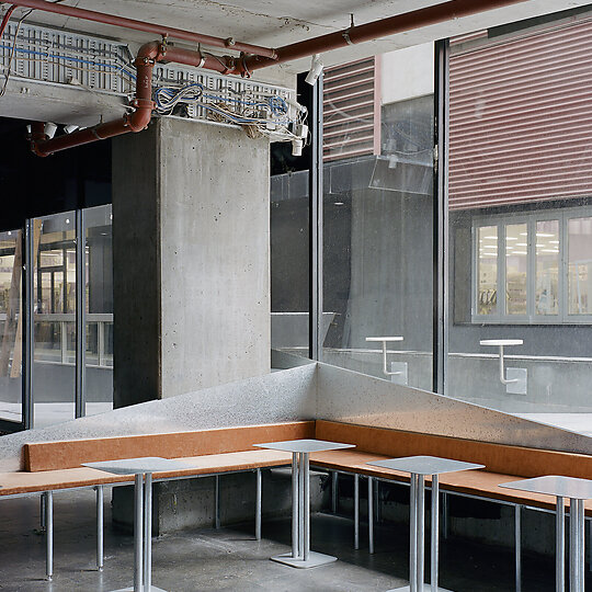 Interior photograph of No Vacancy Gallery & Cafe by Rory Gardiner