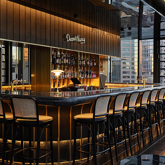 Interior photograph of Dean & Nancy on 22 by Steven Woodburn