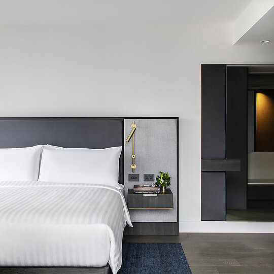 Interior photograph of Melbourne Marriott Hotel Docklands by Nicole England
