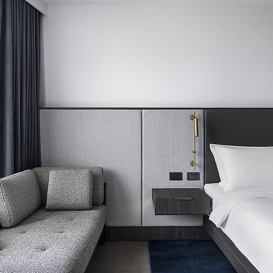 Interior photograph of Melbourne Marriott Hotel Docklands by Nicole England
