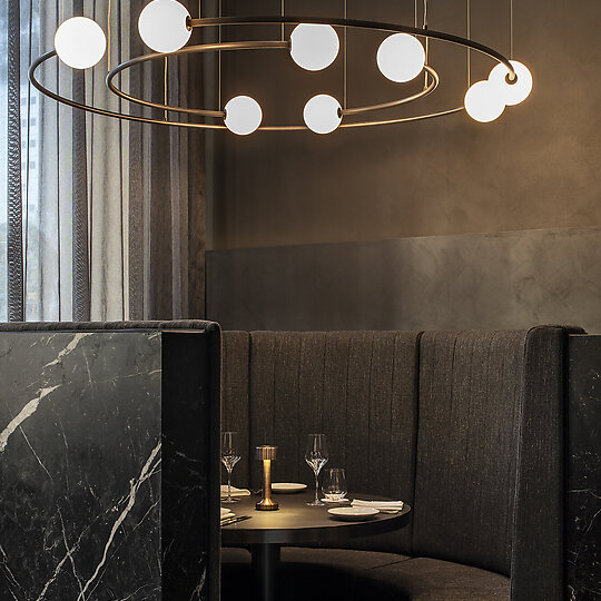Interior photograph of Melbourne Marriott Hotel Docklands by Nicole England