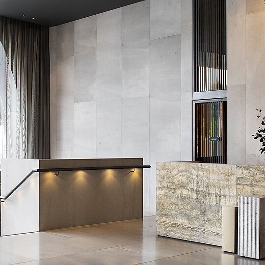 Interior photograph of Melbourne Marriott Hotel Docklands by Nicole England