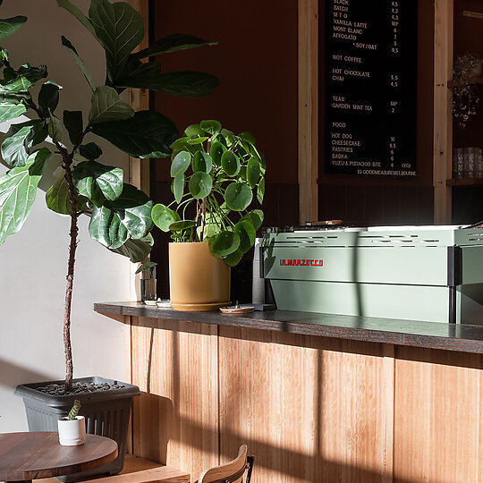 Interior photograph of Good Measure by Aaron Puls