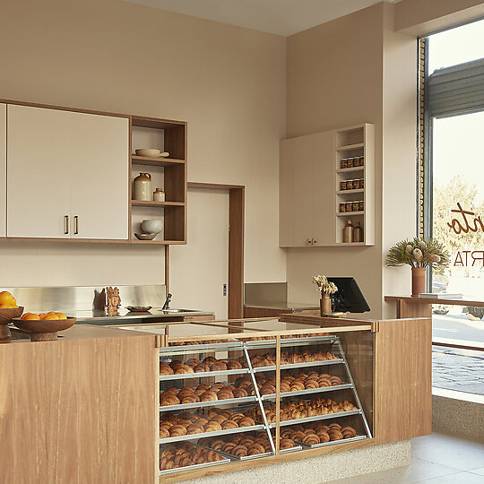 Interior photograph of Pronto by Via Porta by Sean Fennessy 