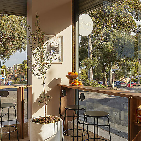 Interior photograph of Pronto by Via Porta by Sean Fennessy 