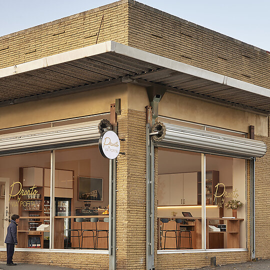 Interior photograph of Pronto by Via Porta by Sean Fennessy 