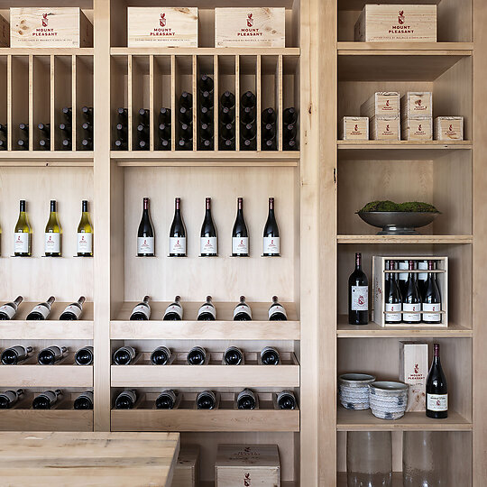 Interior photograph of Mount Pleasant Wines by Tom Ferguson