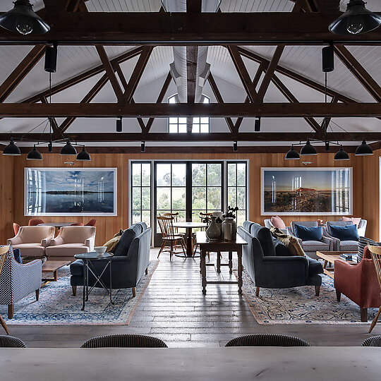 Interior photograph of Mount Pleasant Wines by Tom Ferguson
