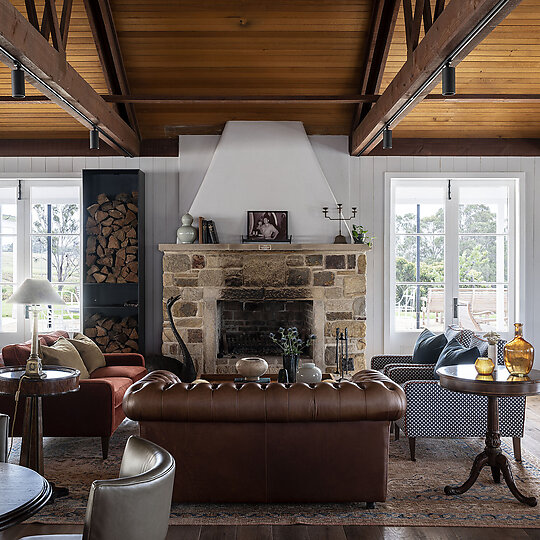 Interior photograph of Mount Pleasant Wines by Tom Ferguson