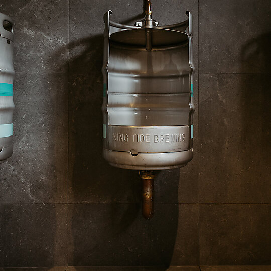 Interior photograph of King Tide Brewing by and the trees photography