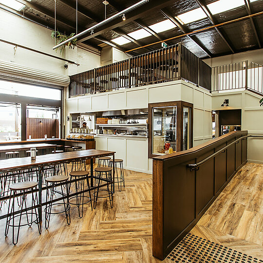 Interior photograph of King Tide Brewing by and the trees photography