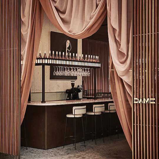 Interior photograph of Dame by Eve Wilson