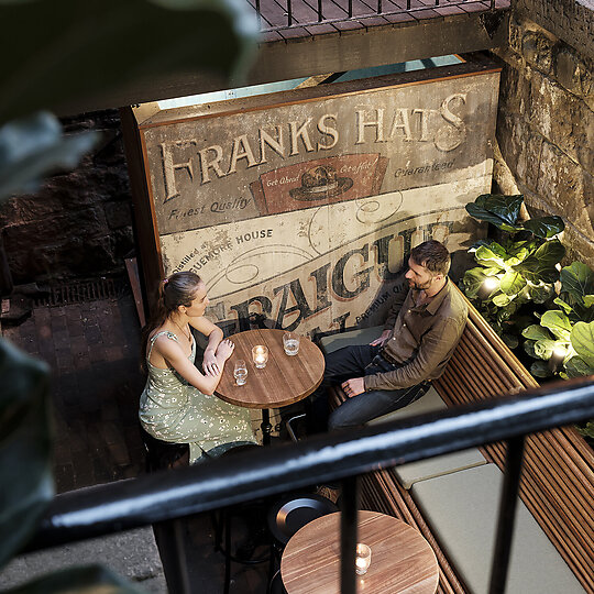 Interior photograph of Frank Mac's by Tom Ferguson