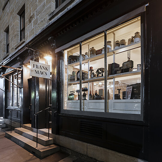 Interior photograph of Frank Mac's by Tom Ferguson