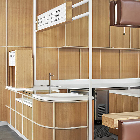 Interior photograph of Upstanding Citizens La Trobe by Peter Clarke