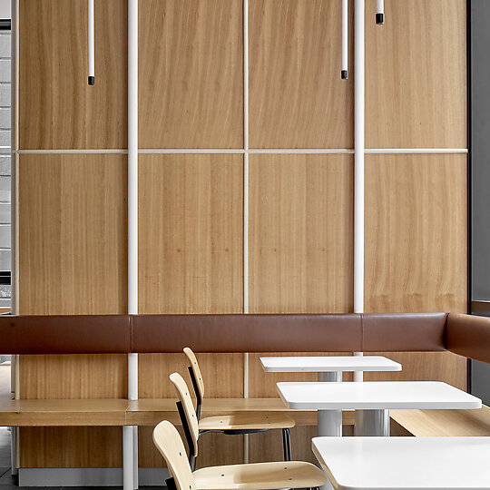 Interior photograph of Upstanding Citizens La Trobe by Peter Clarke