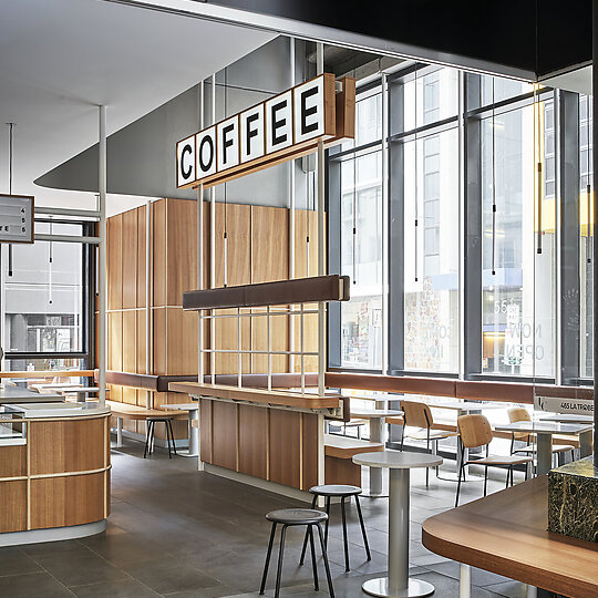 Interior photograph of Upstanding Citizens La Trobe by Peter Clarke
