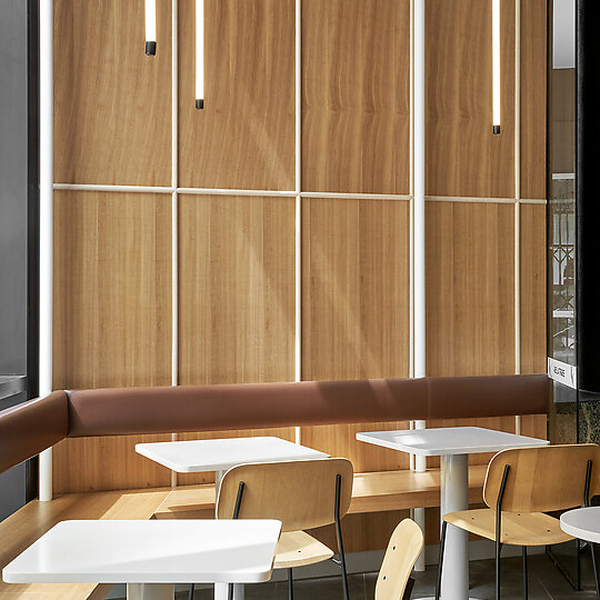 Interior photograph of Upstanding Citizens La Trobe by Peter Clarke