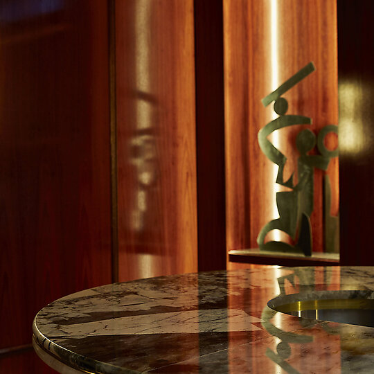 Interior photograph of Clocktower Bar by Jonny Valiant 