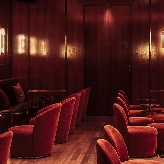Interior photograph of Clocktower Bar by Trevor Mein 