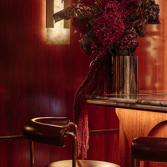 Interior photograph of Clocktower Bar by Trevor Mein 