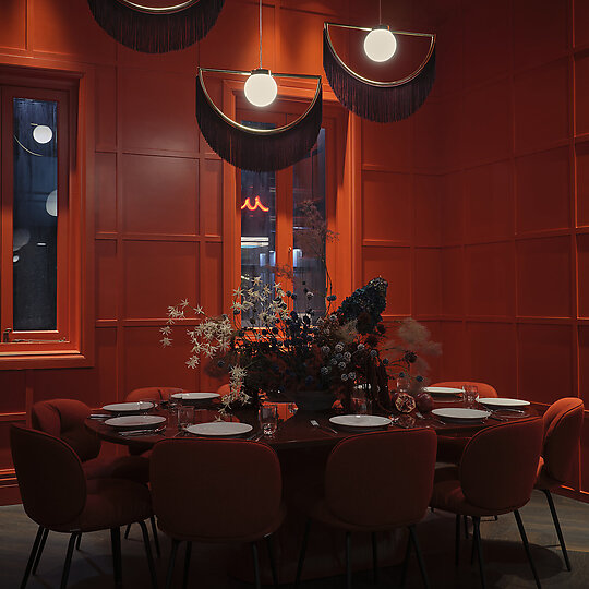 Interior photograph of Naumi Studio Hotel Wellington by Samuel Hartnett