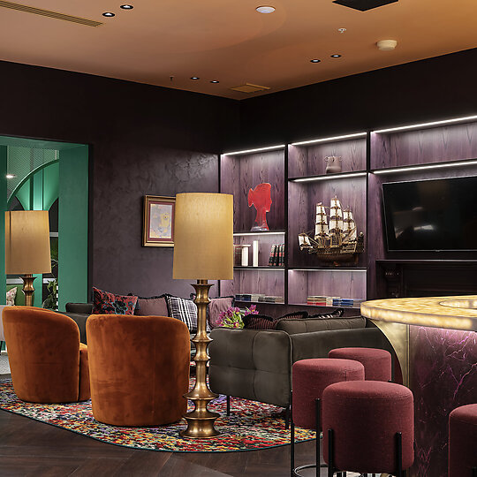 Interior photograph of Naumi Studio Hotel Wellington by Samuel Hartnett
