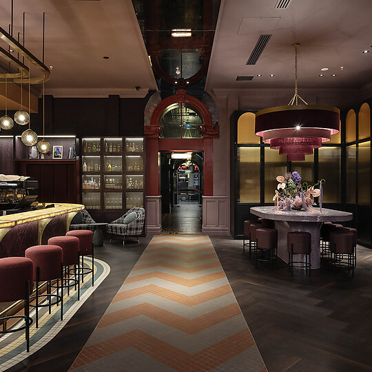 Interior photograph of Naumi Studio Hotel Wellington by Samuel Hartnett