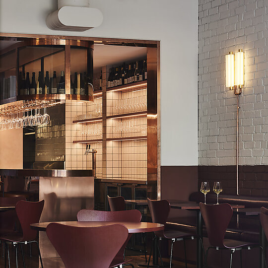 Interior photograph of Auterra Wine Bar by Sharyn Cairns 