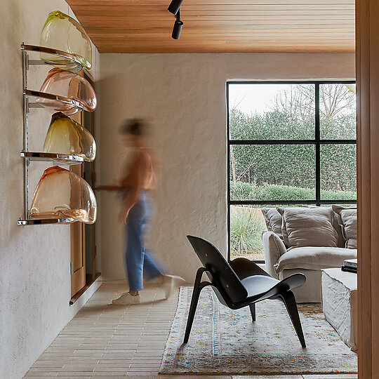Interior photograph of Bird in Hand Private Cellar Door by Jenah Piwanski