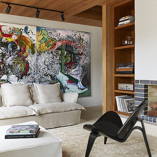 Interior photograph of Bird in Hand Private Cellar Door by Jenah Piwanski