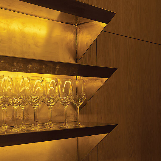 Interior photograph of HER BAR by EARL CARTER