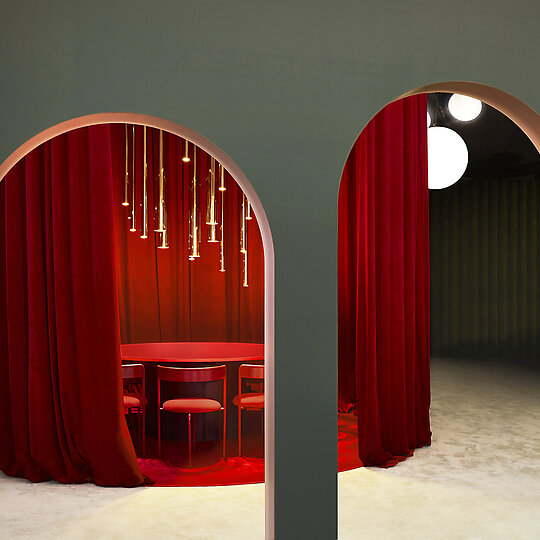 Interior photograph of Penfolds Suite - Australian Open 2022 by Photographer Armelle Habib