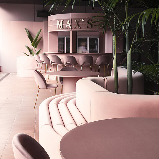 Interior photograph of Penfolds Suite - Australian Open 2022 by Photographer Armelle Habib