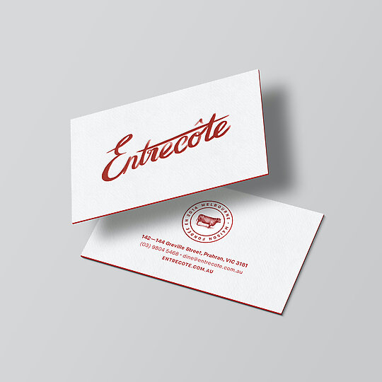 Interior photograph of Entrecôte Prahran by Entrecôte