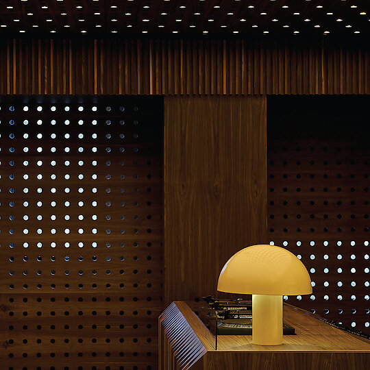 Interior photograph of MUSIC ROOM by EARL CARTER