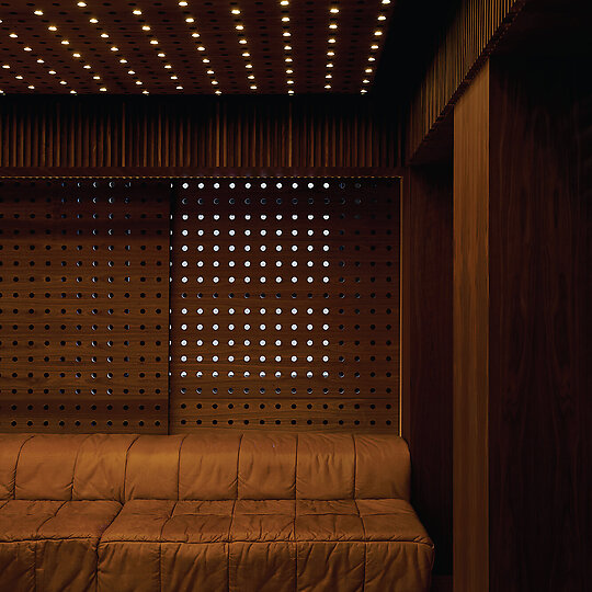 Interior photograph of MUSIC ROOM by EARL CARTER