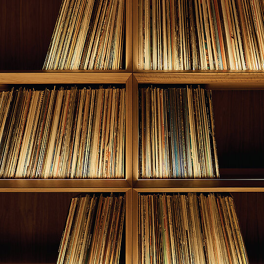 Interior photograph of MUSIC ROOM by EARL CARTER